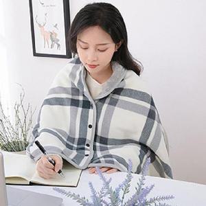 [OFK4N996]헨리제이에스 똑딱이담요 망토담요 극세사