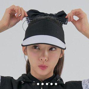 [레노마골프] 여성 골프 썬캡 탈부착 리본 썬바이저7 RWACM5804