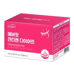 에버핏 잔티젠 다이어트 500mg 28캡슐