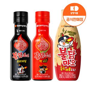 [삼양식품] 불닭소스 시리즈 3종 (오리지널/핵불닭/불닭마요)