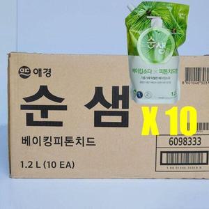 [기타]애경 순샘 베이킹피톤치드 1.2L 리필형 10개(1box) 놀라운세정