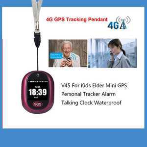 등산장비 GPS 미니 개인 기 알람 말하는 시계 방수 4G 추적 펜던트