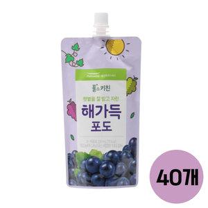 풀무원 풀스키친 해가득 포도주스150ML 40개 어린이 음료 주스