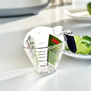 러버메이드 계량컵 삼각 비커 손잡이 투명 눈금 이유식 제과 제빵 PC소재 (500ml)