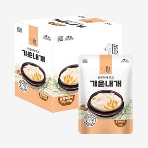 펫어스 강아지삼계탕 습식간식 기운내게 삼계북어죽 120g 10개세트