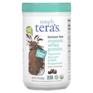 Simply Tera's 유기농 유청 단백질 다크 초콜릿 340g(12oz)