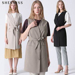 [쉬즈미스][쉬즈미스(SHESMISS)] 벨티드 카라리스 트렌치형 베스트 (택가격: 258000원)