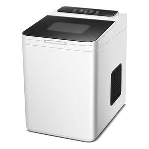 얼음 제조기 15kg 미용실 아이스 식당 탕비실 소형 흰색-자동 청소-손잡이-110V