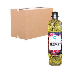 [청정원]청정원 참빛고운 포도씨유 900ml 12입 (박스)