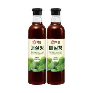 [CJ제일제당][CJ]백설 매실청 1.025kg x2개 / 국내산 매실로 정성껏 만든 백설 매실청..[35010680]