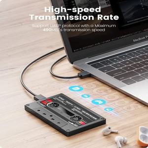 ORICO 하드 드라이브 인클로저 2.5 SATA to USB3.0 외장형 디스크 HDD 케이스 DIY 스티커가 포함된 5Gbps /