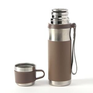 보온병 500ML 브라운 캠핑 분유 마오병 보틀
