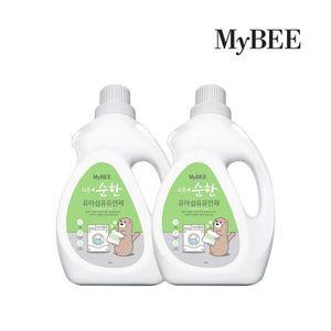 마이비 피부에순한 유아유연제 용기 1500ml x 2개