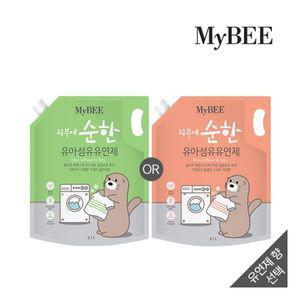 마이비 피부에순한 유아유연제 리필(2100ml)_향선택