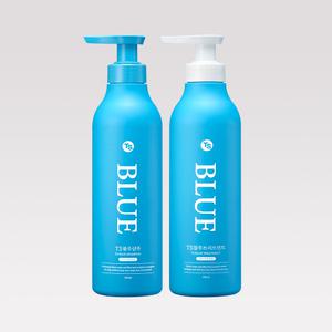 TS 탈모증상완화 쿨링 블루샴푸 500ml+트리트먼트 500ml