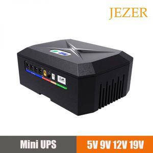 직류전원장치 JEZER 대용량 미니 휴대용 UPS 백업 전원 어댑터 와이파이 라우터 5V 9V 12V 19V DCP-60 100