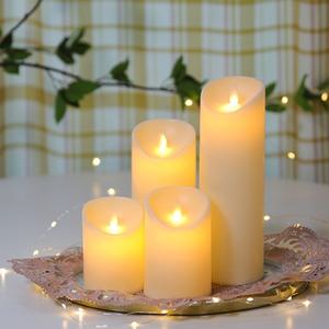 (24cm) 로맨틱 LED캔들 (흔들리는 LED캔들24cm)/전자촛불/촛불무드등/촛불모형무드등/전자초무드등