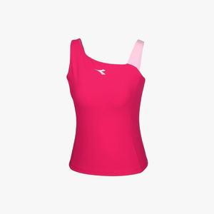 [매장정품] 디아도라 [] 크로스코트 언발란스 슬리브리스 PINK D4222TSL95PKD