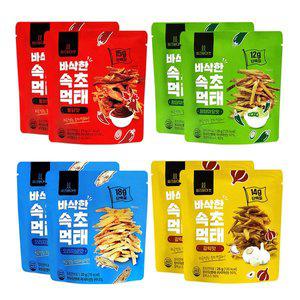 [명가일품]단백질 듬뿍 바삭한 속초 먹태 4종 8팩 오리지널, 청양마요맛, 갈릭맛, 불닭맛