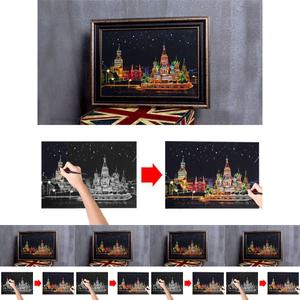 스크래치북/스크/래치/레치/페이퍼/카드/종이/아트/미술/DIY/초등/재료/만들기/방과후/그림