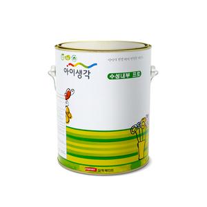 삼화페인트 친환경 수성페인트 아이생각 수성내부프로 4L 무광