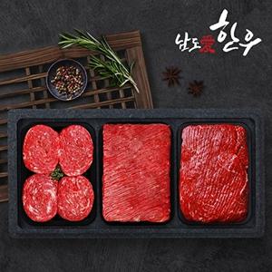 [남도애한우]한우 1등급 정육세트1호 (불고기500g+산적500g+국거리500g)