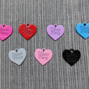 diy 레터링 하트 팬던트(랜덤)/비즈 메탈파츠/하트 키링 만들기 에어팟