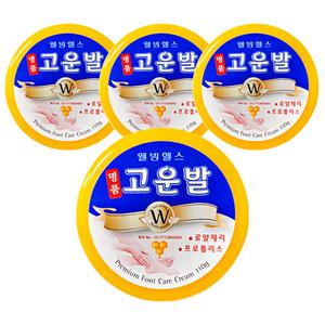 웰빙헬스 명품 고운발 크림 110g 4개 풋크림 로얄젤리 발각질