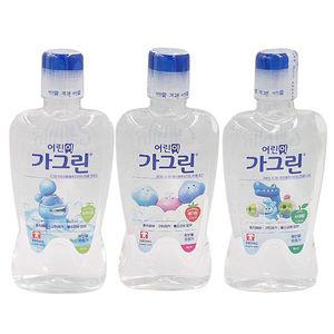 어린이가그린 아동가글 380mlx3개/사과/딸기/청포도맛