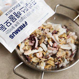 [맛군]간편하게 사용하는 신선한 5종 해물모듬 600gx3팩 (문어,새우,홍합,바지락,오징어)