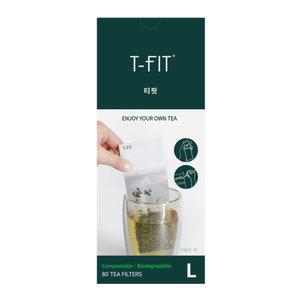 메세지 티필터 대형 80매 II 주전자용 티백 찻잎거름망 인퓨저 스트레이너 걸음망 거름망 우림망