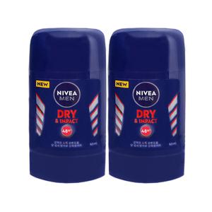 니베아 데오드란트 드라이 임팩트 포맨 스틱 50ml x2