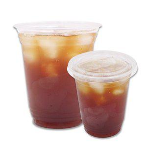 [이룸팩]92파이 14온스 투명컵+평리드 100개 세트 아이스컵_420ml