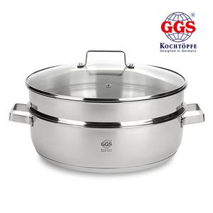 GGS 스텐 찜기 찜솥 인덕션 전골냄비 스텐냄비 2종 중 택1