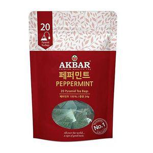 아크바 페퍼민트 삼각티백 허브차 20티백 허브티 잎차