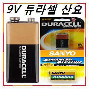 9V 듀라셀 1개 로케트 벡셀 도시바 알카라인 망간 건전지 9볼트건전지 6LR61 MN1604 6F22 무선마이크