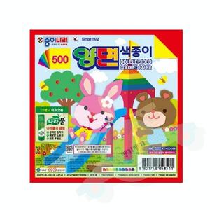 J.ROM 양면 색종이 10매 30개 한 갑 색종이 색종이접기 예쁜색종이