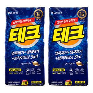 테크 분말세제, 2kg, 2개