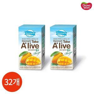 동원 덴마크 테이크 얼라이브 망고 120ml x 32개