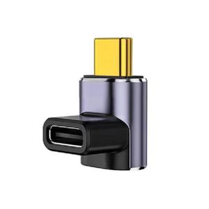 C타입 꺾임 젠더 초고속 USB4 GEN3 40Gbps PD 충전 영상 데이터 ㄱ자 ㄷ자