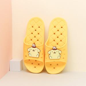 산리오 폼폼푸린 욕실화 물빠짐이 좋은 보보 EVA소프트 성인욕실화 발등낮은 논슬립 납작 화장실슬리퍼