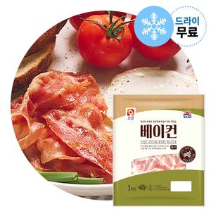 사조오양 삼겹 베이컨 베이컨 뭉치 (파지) 1kg (16개마다 부과) 습식