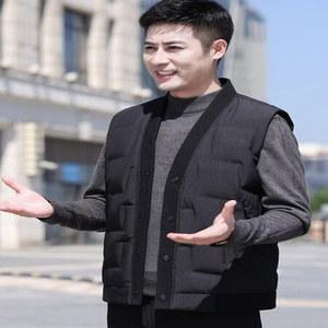 남성조끼 나시 남자 겨울 캐주얼 가을남성숏 가볍고 패션 브이넥 패딩조끼