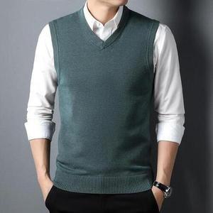 남자 겨울 민소매 가을 브이넥 니트조끼 남성 S3M2