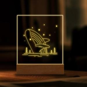 아크릴 무드등 만들기 DIY 키트 세트 LED 조명 미술 교재
