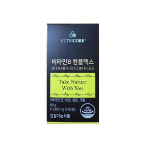뉴트리코어 비타민B 컴플렉스 1000mg x 60정