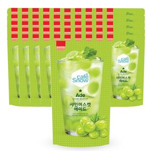 삼립 카페스노우 샤인머스켓 에이드 230ml x50개/ 편의점 파우치 음료