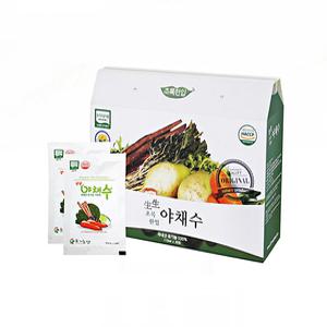 국내산 유기농 야채수 110ml 30포 하루에 필요한 야채를 한번에