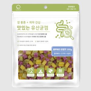 굿데이 맛있는 유산균껌 블루베리혼합300g (장건강+치아건강)