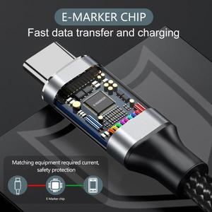 USB 케이블 연결 외장하드선 C타입 to PD 고속 충전기   호환 15 프로 맥스 노트북용 3.0 데이터 100W 3m C